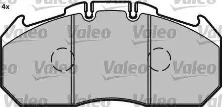Valeo 541700 - Brake Pad Set, disc brake autospares.lv