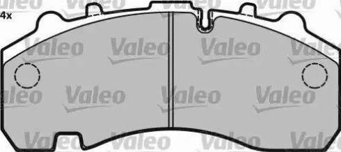 Valeo 541719 - Brake Pad Set, disc brake autospares.lv