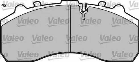 Valeo 541715 - Brake Pad Set, disc brake autospares.lv