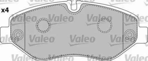 Valeo 541734 - Brake Pad Set, disc brake autospares.lv