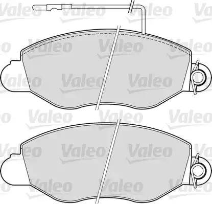 Valeo 541733 - Brake Pad Set, disc brake autospares.lv