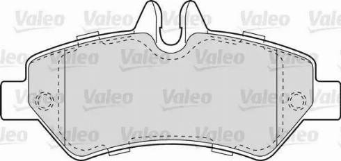 Valeo 541728 - Brake Pad Set, disc brake autospares.lv