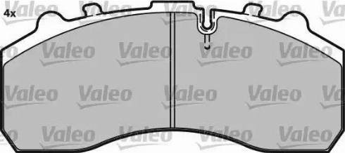 Valeo 548679 - Brake Pad Set, disc brake autospares.lv