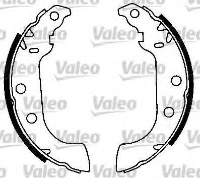Valeo 554641 - Brake Shoe Set autospares.lv