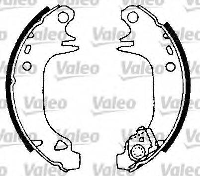 Valeo 554652 - Brake Shoe Set autospares.lv