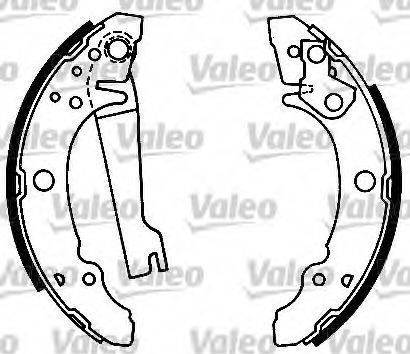 Valeo 554660 - Brake Shoe Set autospares.lv