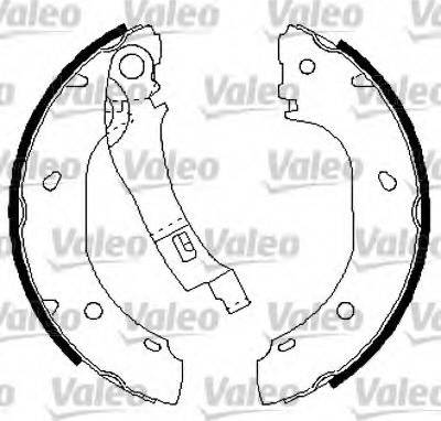 Valeo 554762 - Brake Shoe Set autospares.lv