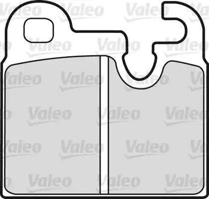 Valeo 598097 - Brake Pad Set, disc brake autospares.lv