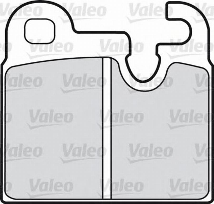 Valeo 551430 - Brake Pad Set, disc brake autospares.lv