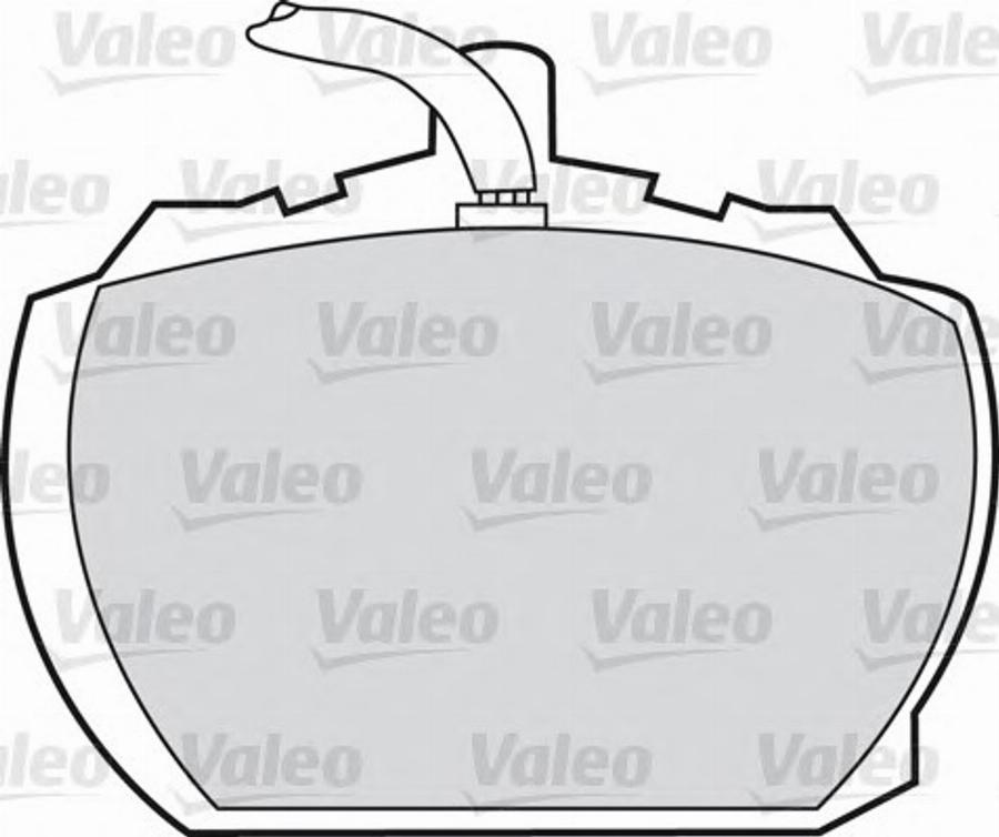 Valeo 551500 - Brake Pad Set, disc brake autospares.lv