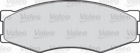 Valeo 551699 - Brake Pad Set, disc brake autospares.lv