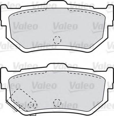 Valeo 551695 - Brake Pad Set, disc brake autospares.lv