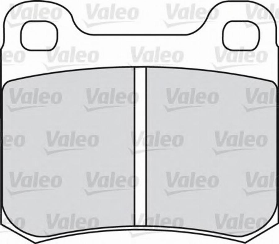 Valeo 551645 - Brake Pad Set, disc brake autospares.lv