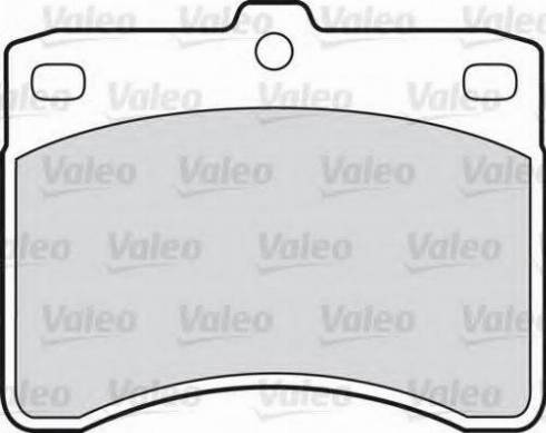 Valeo 551659 - Brake Pad Set, disc brake autospares.lv