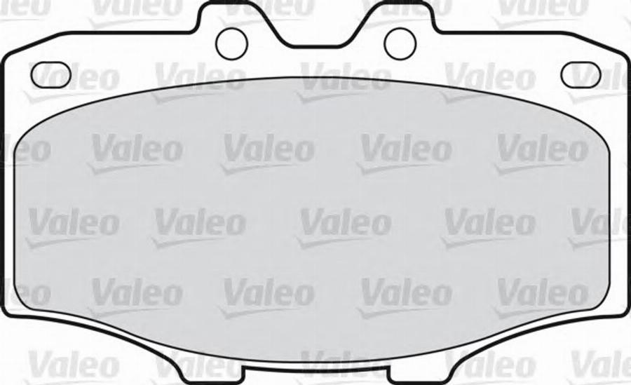 Valeo 551662 - Brake Pad Set, disc brake autospares.lv