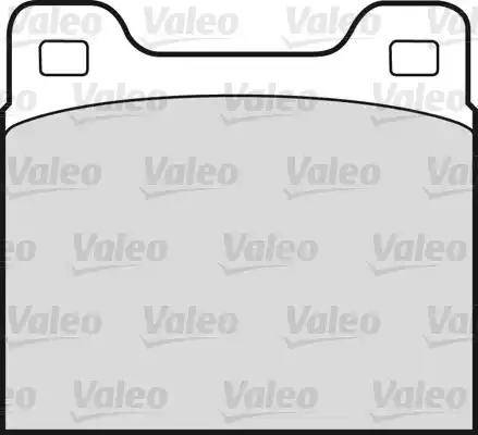 Valeo 551603 - Brake Pad Set, disc brake autospares.lv