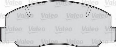 Valeo 551688 - Brake Pad Set, disc brake autospares.lv