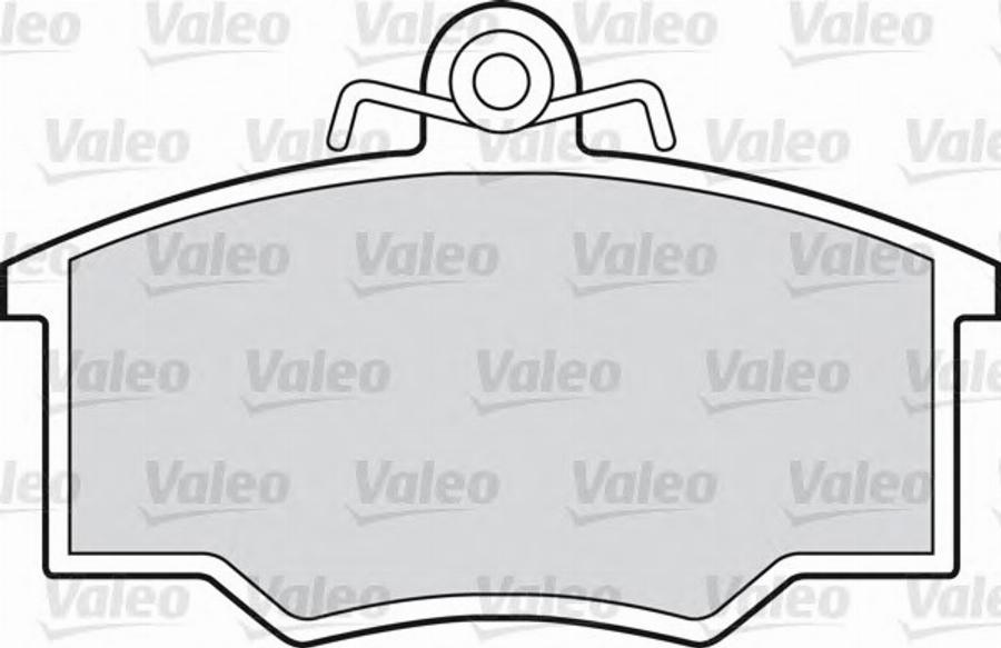 Valeo 551634 - Brake Pad Set, disc brake autospares.lv