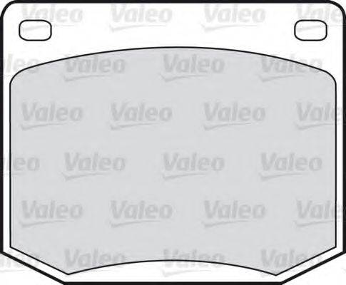 Valeo 551626 - Brake Pad Set, disc brake autospares.lv