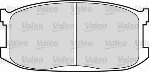 Valeo 551006 - Brake Pad Set, disc brake autospares.lv