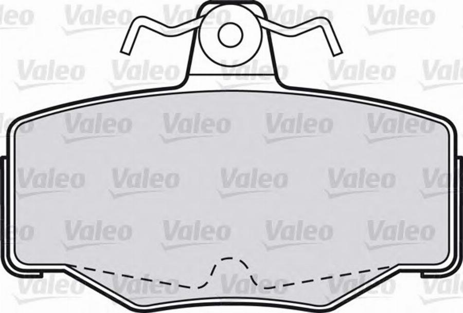 Valeo 551760 - Brake Pad Set, disc brake autospares.lv