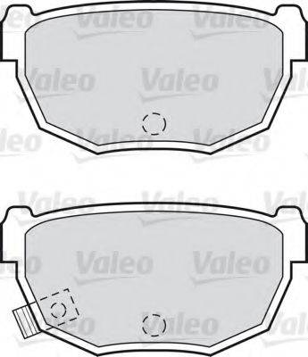 Valeo 551702 - Brake Pad Set, disc brake autospares.lv