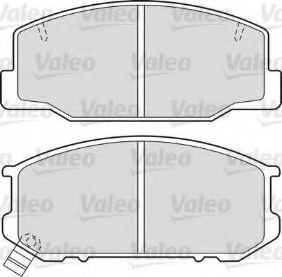 Valeo 551719 - Brake Pad Set, disc brake autospares.lv