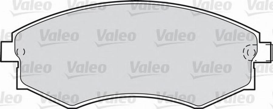 Valeo 551779 - Brake Pad Set, disc brake autospares.lv