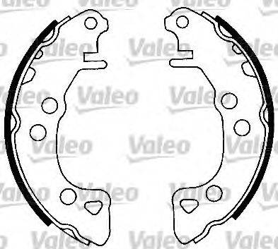 Valeo 553666 - Brake Shoe Set autospares.lv