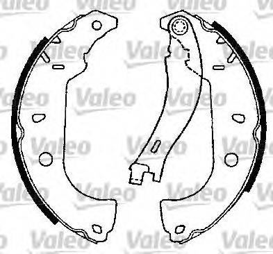 Valeo 553819 - Brake Shoe Set autospares.lv