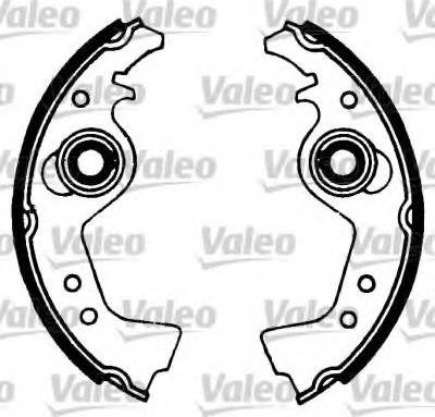 Valeo 553626 - Brake Shoe Set autospares.lv