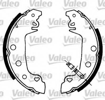 Valeo 553794 - Brake Shoe Set autospares.lv