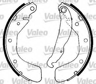 Valeo 554624 - Brake Shoe Set autospares.lv