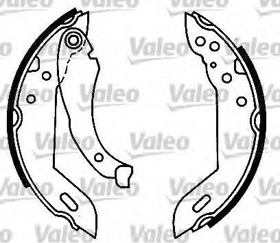 Valeo 553716 - Brake Shoe Set autospares.lv