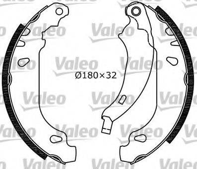 Valeo 553781 - Brake Shoe Set autospares.lv