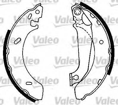 Valeo 554753 - Brake Shoe Set autospares.lv