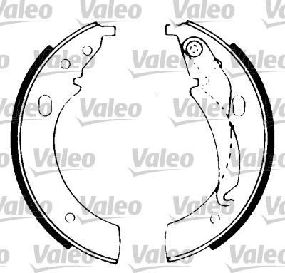 Valeo 562983 - Brake Shoe Set autospares.lv