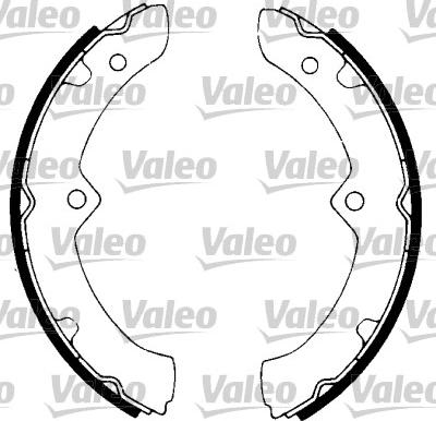 Valeo 562711 - Brake Shoe Set autospares.lv