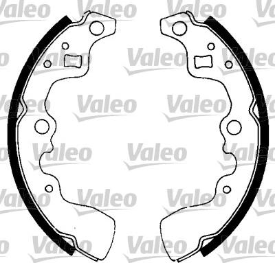 Valeo 562713 - Brake Shoe Set autospares.lv