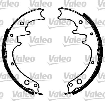 Valeo 562731 - Brake Shoe Set autospares.lv