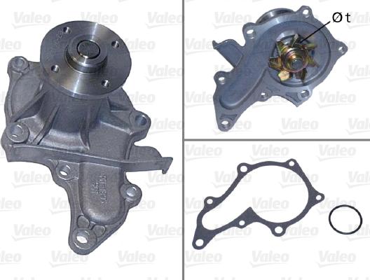 Valeo 506942 - Water Pump autospares.lv