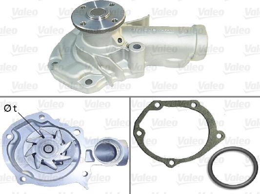 Valeo 506956 - Water Pump autospares.lv