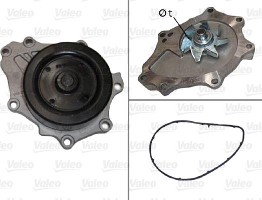 Valeo 506905 - Water Pump autospares.lv