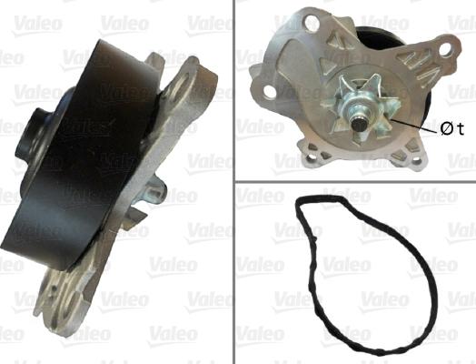 Valeo 506982 - Water Pump autospares.lv