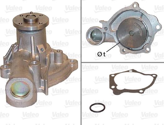 Valeo 506936 - Water Pump autospares.lv