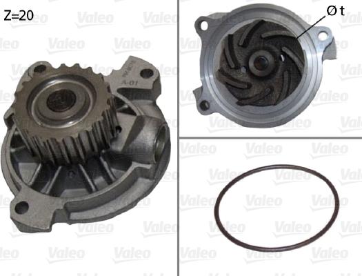 Valeo 506920 - Water Pump autospares.lv