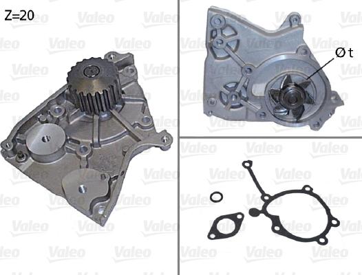 Valeo 506400 - Water Pump autospares.lv