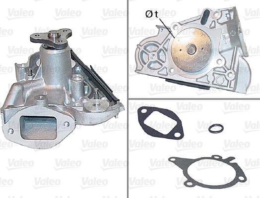 Valeo 506401 - Water Pump autospares.lv