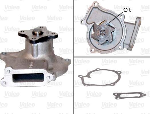 Valeo 506436 - Water Pump autospares.lv