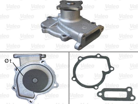 Valeo 506438 - Water Pump autospares.lv